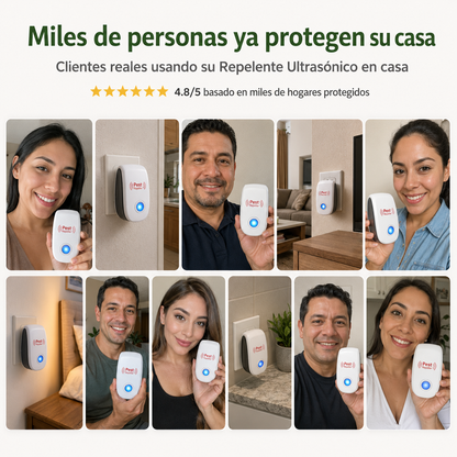 (2x1) Repelente Ultrasónico para plagas