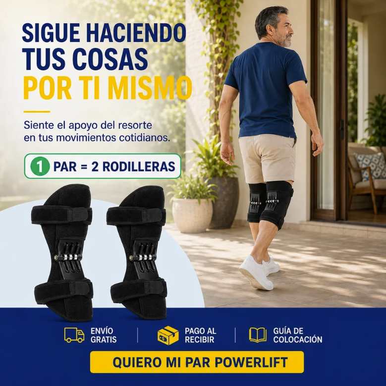 (2X1) Rodilleras con soporte mecánico