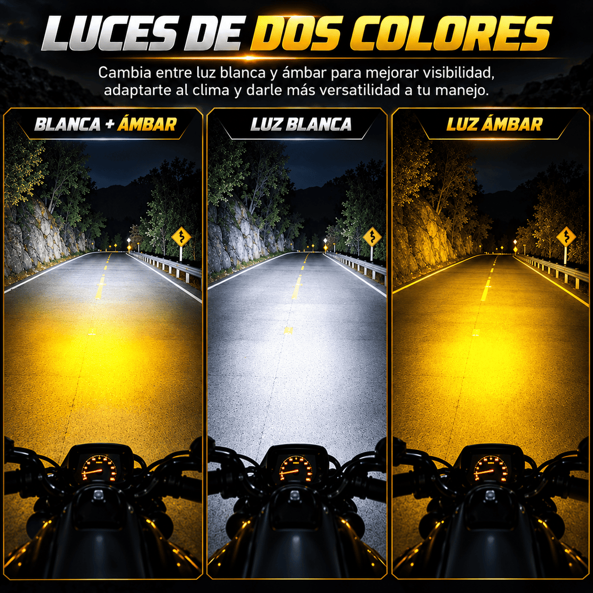 2x1 Faros LED Auxiliares | Maneja Más Seguro de Noche