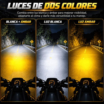 2x1 Faros LED Auxiliares | Maneja Más Seguro de Noche