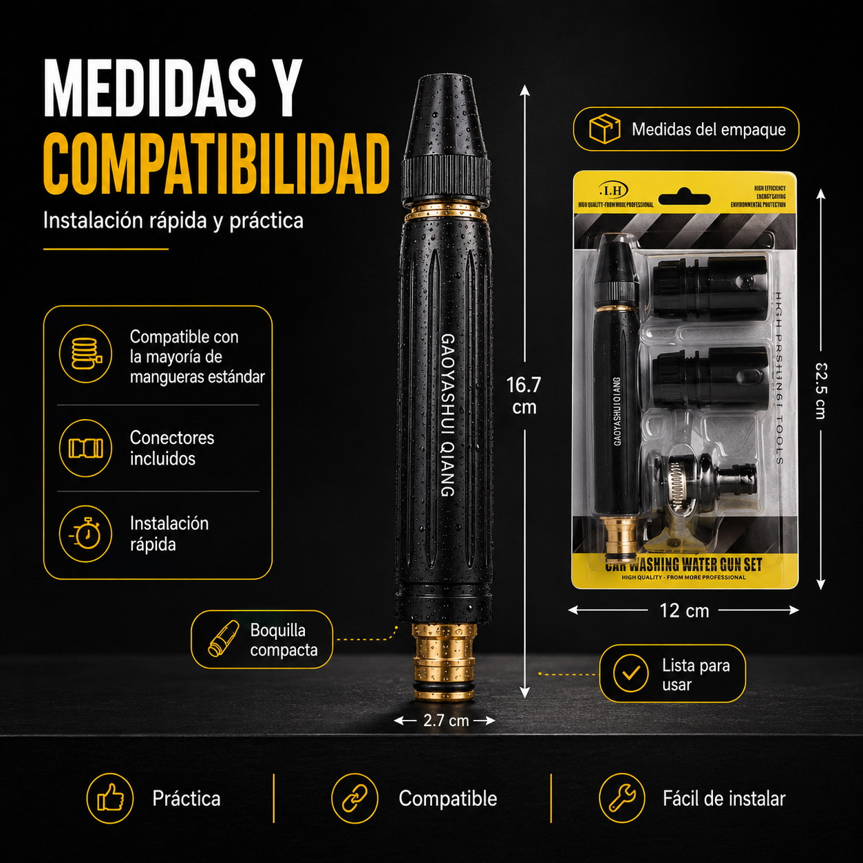 Boquilla de Alta Presión para Manguera