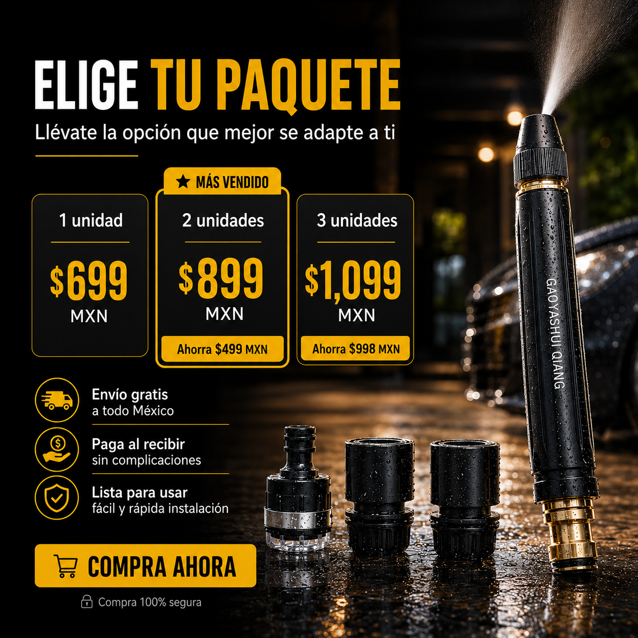 Boquilla de Alta Presión para Manguera